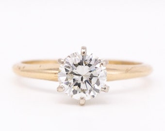 Vintage Engagement Ring, Estate Diamond Engagement Ring, 14k Size