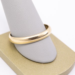 Vintage Gold Wedding Band - 14k Yellow Gold Estate Wedding Band Size 14 3/4 - Vintage Gold Mens Wedding Band