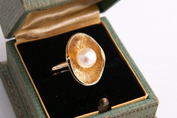 Estate Pearl Ring - Beautiful Antique Pearl Jewelry - June Birthstone Ring