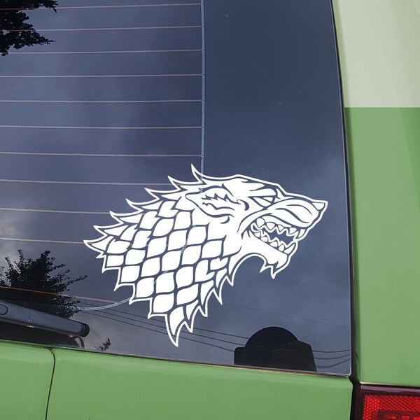 House Stark Decal Etsy