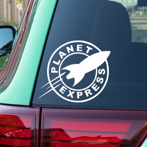 Vinyl Decal Futurama Planet Express