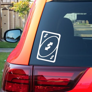  Magnet Uno Reverse Card Vinyl Decal Magnetic Sticker 5 :  Sports & Outdoors