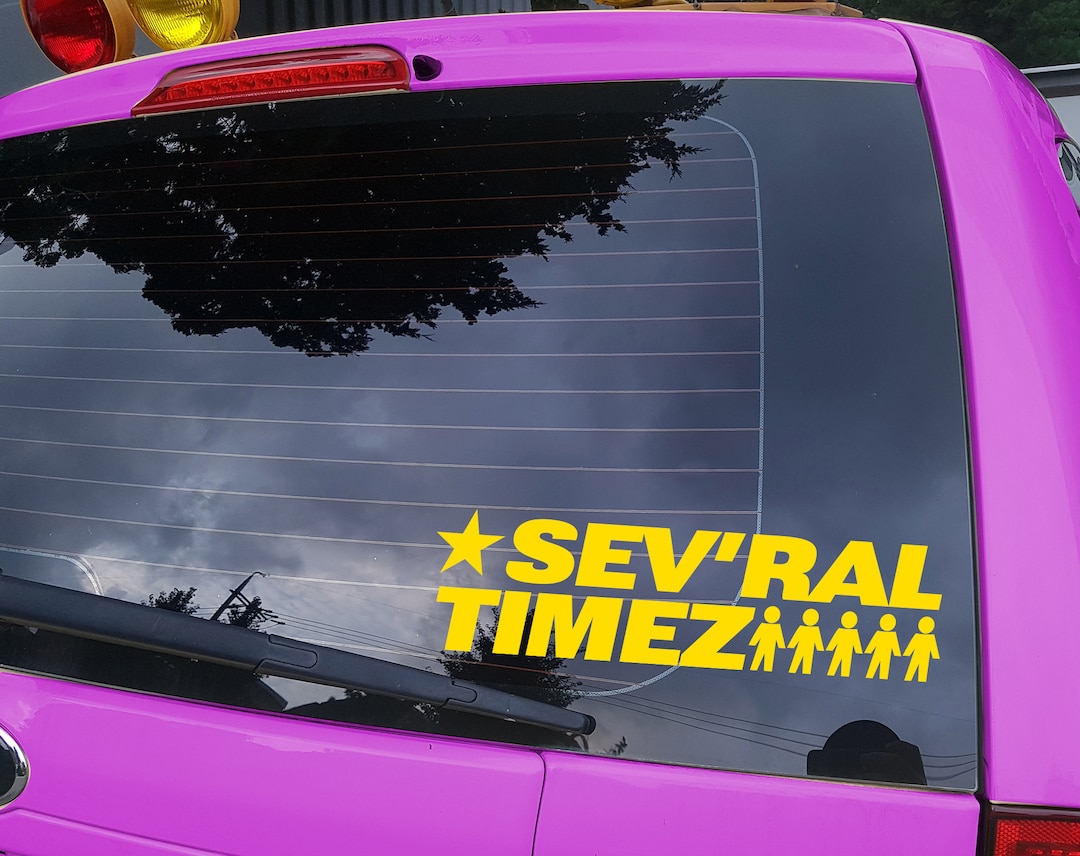 Sev'ral Timez Bumper Sticker Vinyl Decal - Etsy