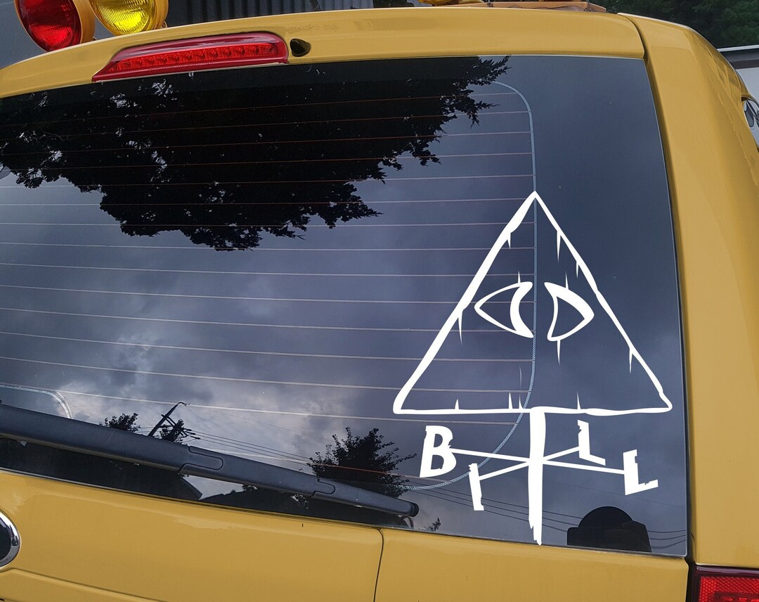 Gravity Falls Bill Cipher Weather Vane WHAT Vinyl Decal Etsy