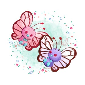 Butterfree Love Art Print