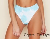 Seamless High Waist Banded High Cut Cheeky Bikini Bottom, Swimwear Bottom, Swimsuit, Bathing Suit, High Waist Swimwear Bottom