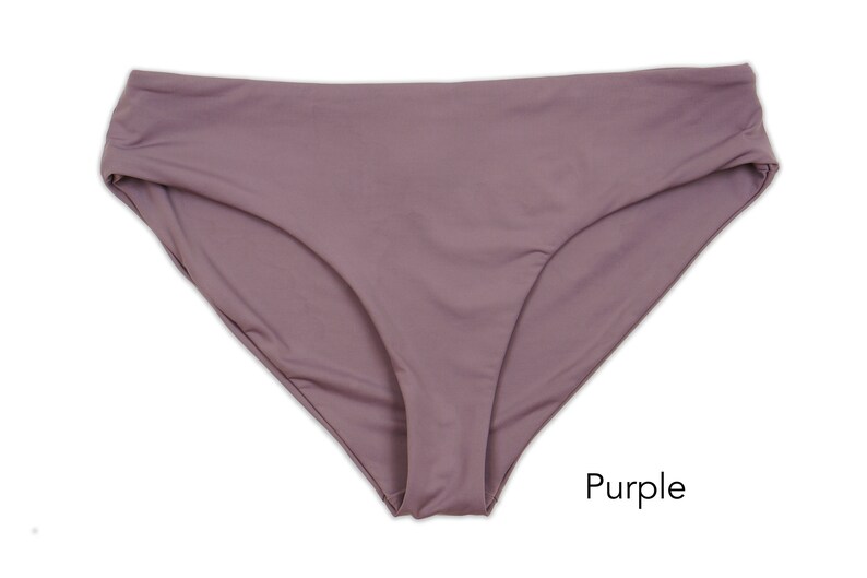 Seamless Moderate Coverage Bikini Bottom Swimwear Bottom Etsy