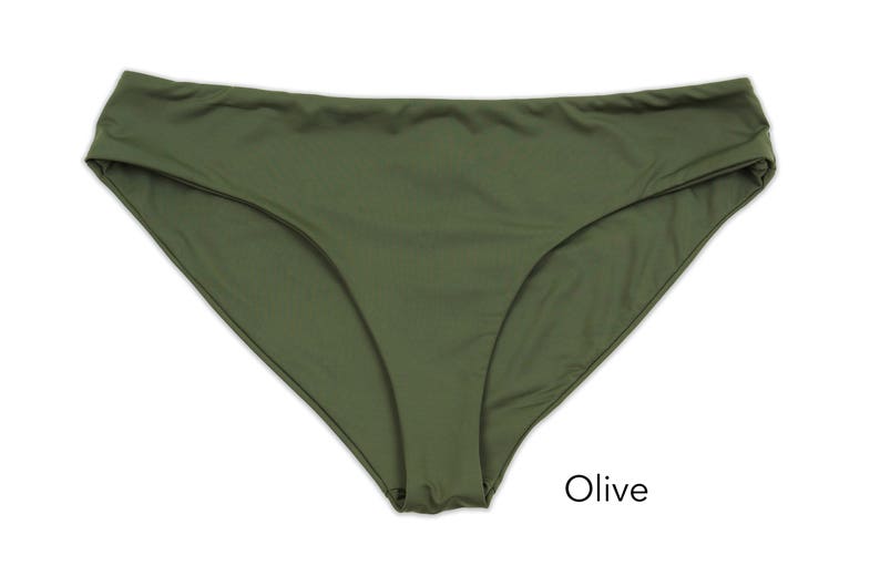 Seamless Moderate Coverage Bikini Bottom Swimwear Bottom Etsy