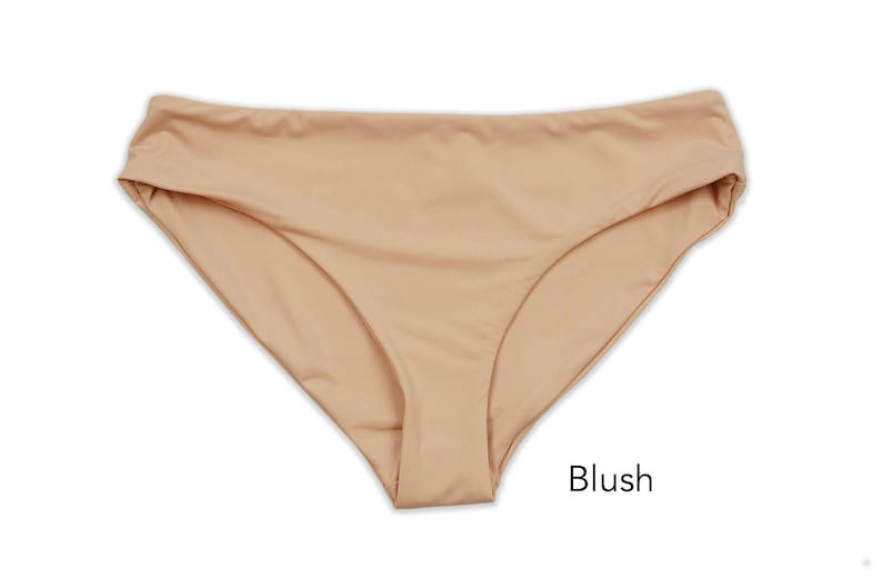 Seamless Moderate Coverage Bikini Bottom Swimwear Bottom Etsy