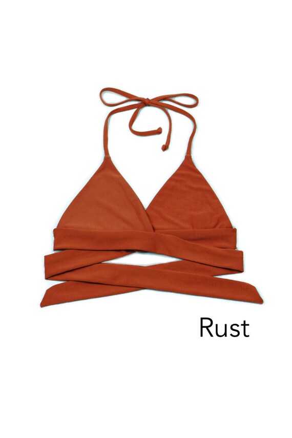 wrap bathing suit tops