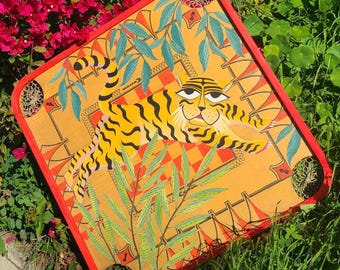 Royal Bengal Tiger Legacies: The Game Remembers | Archival Giclée South Asian Wall Art |  Bengal Tiger Art Print