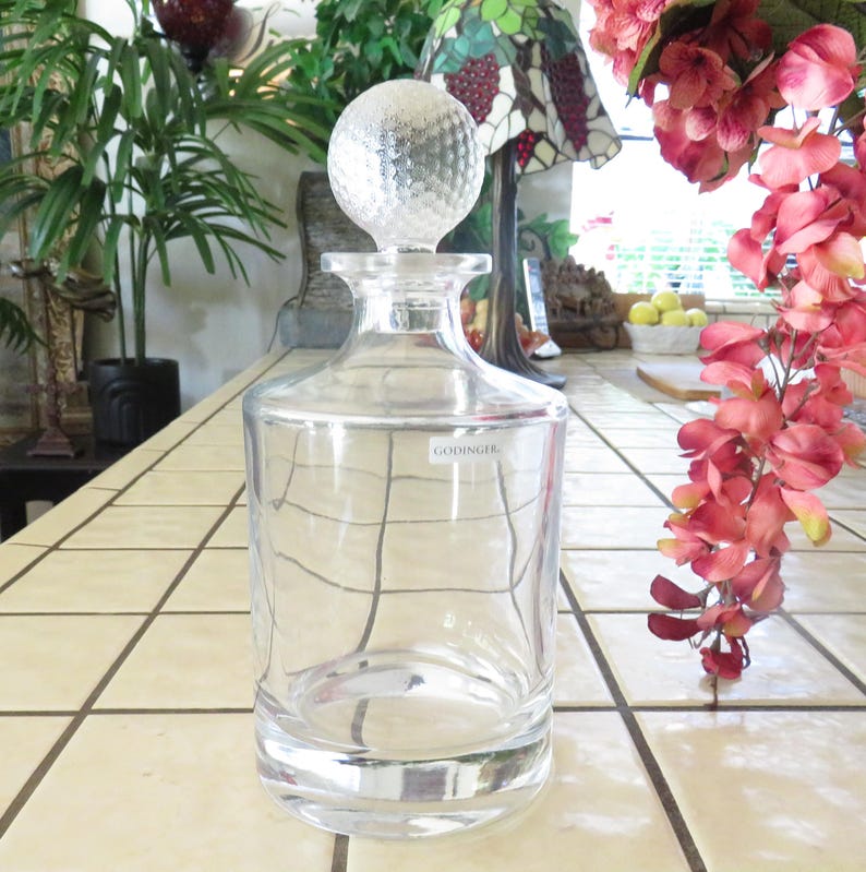 Godinger Crystal Golf Decanter - Thumbnail 3