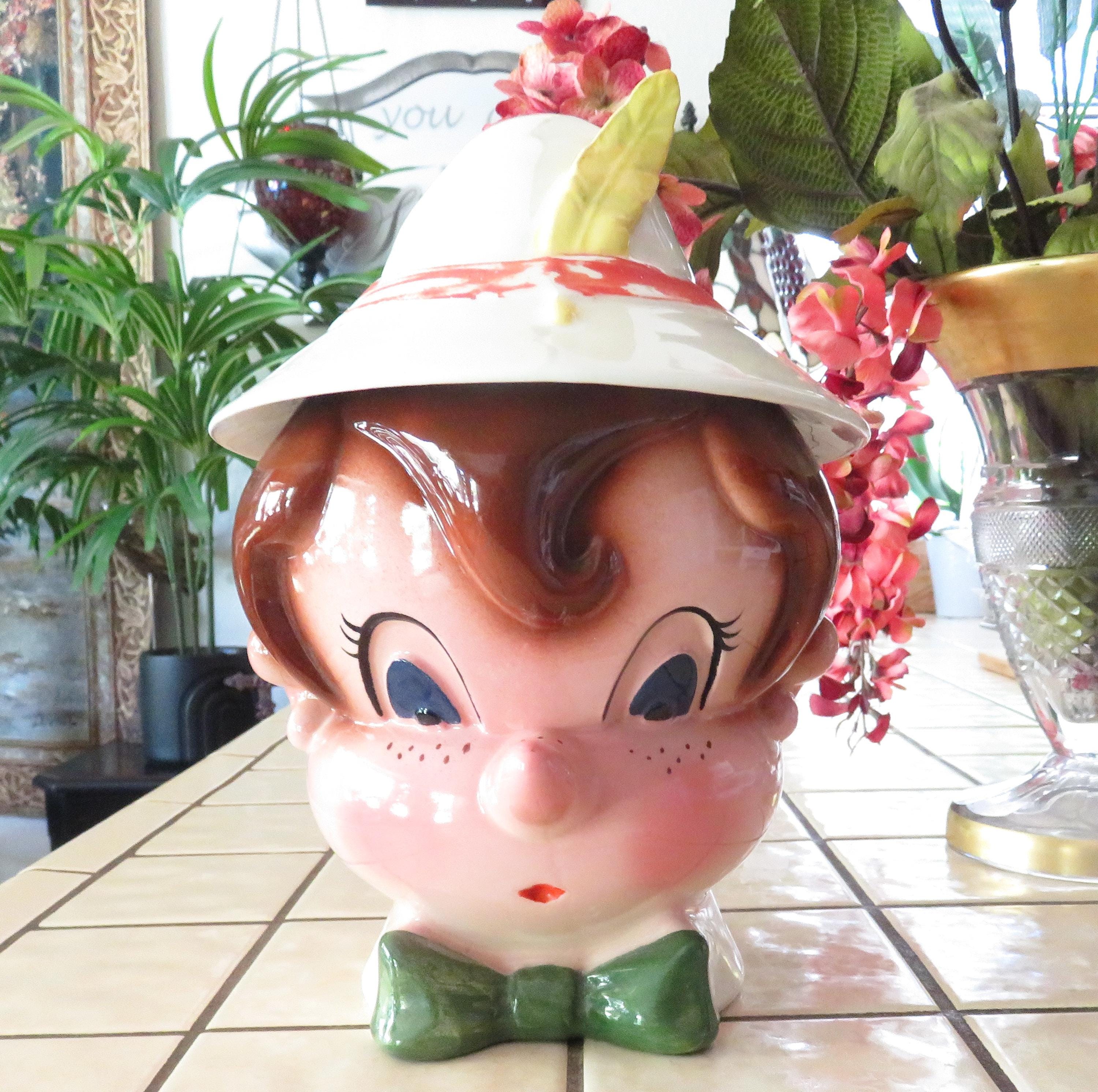 Pinocchio Cookie Jar - Etsy