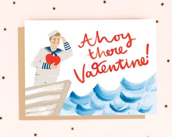 Nautical valentine | Etsy
