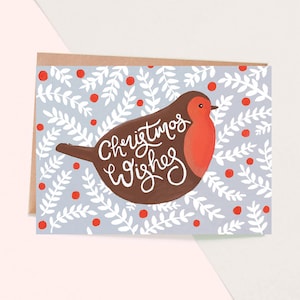 Robin Christmas Greeting Card