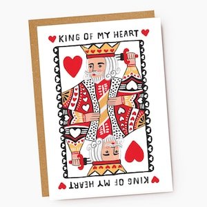 Carte de Saint-Valentin, Roi de mon coeur