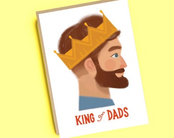 King Of Dads Karte