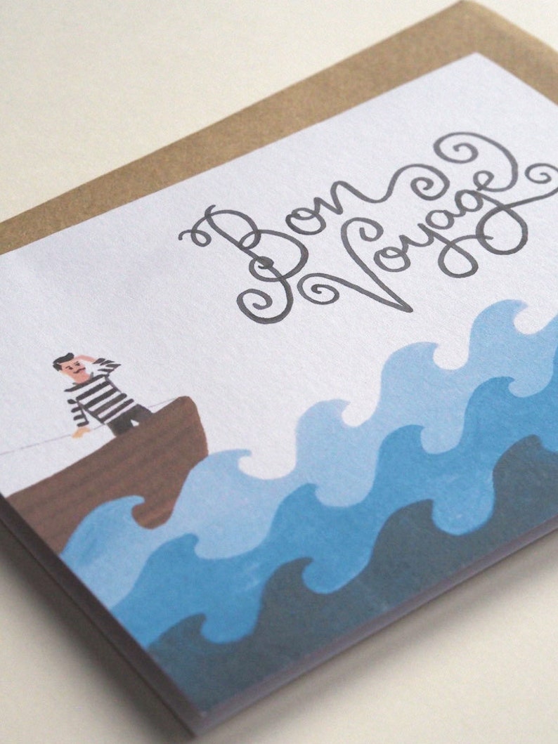 Bon Voyage Leaving Card image 2