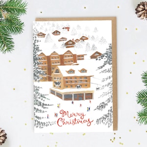 Alpine Village Christmas Card