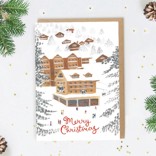 Alpine Village Christmas Card