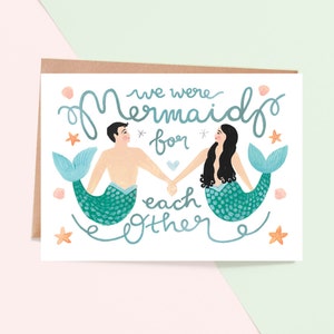 Mermaid For Each Other Greeting Card
