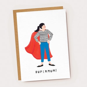 Supermum Moederdagwenskaart