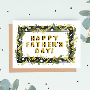 Green 'Happy Fathers Day!' Card