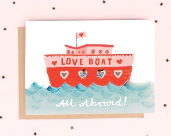 Love Boat Greeting Card