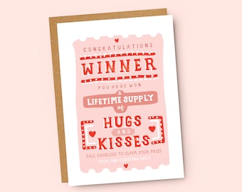 Winning Ticket Valentine's Day Card