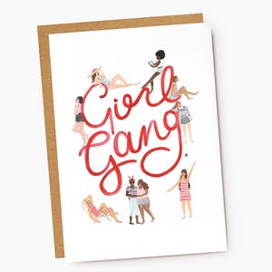 Biglietto di amicizia per una gang di ragazze