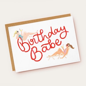 Carton rouge d'anniversaire de bébé
