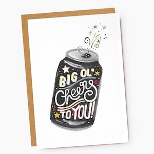 Tarjeta de celebración "Cheers To You"