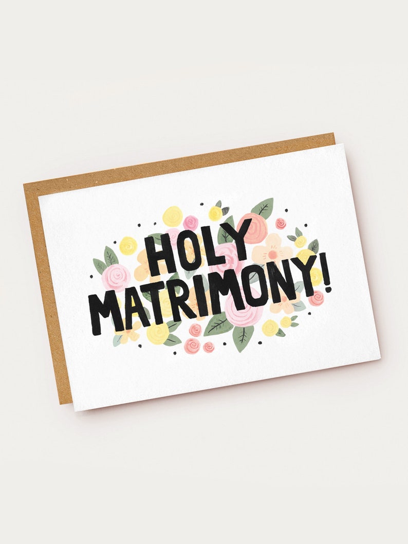 Holy Matrimony Card image 1