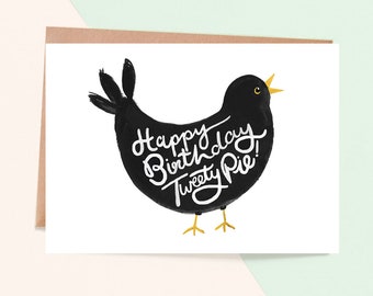 Bird Birthday Card