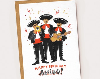 Amigo Birthday Card