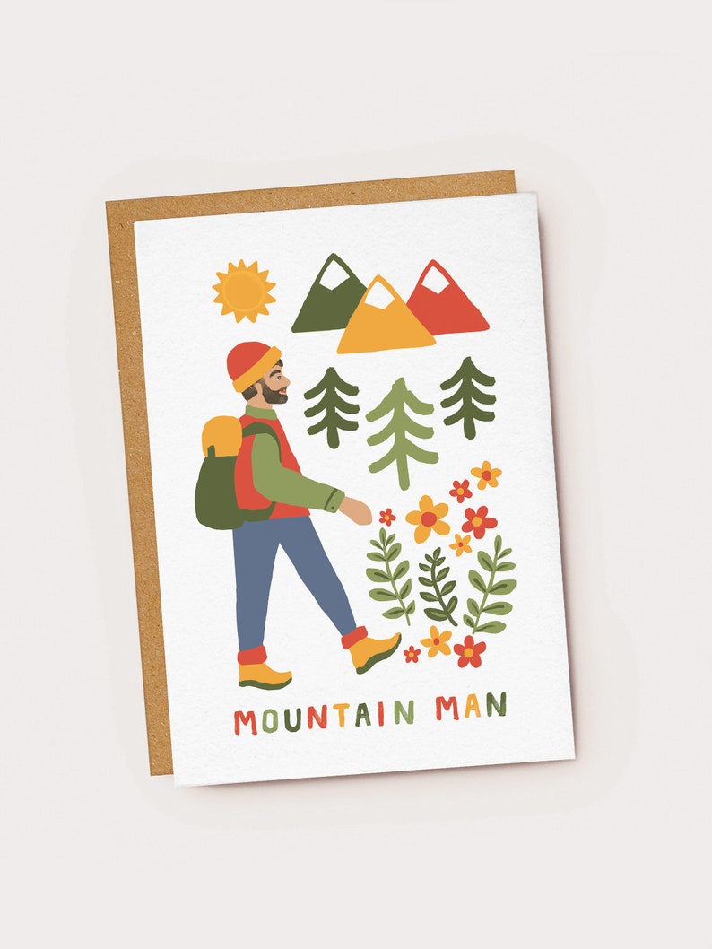 Carta dell'uomo di montagna immagine 1