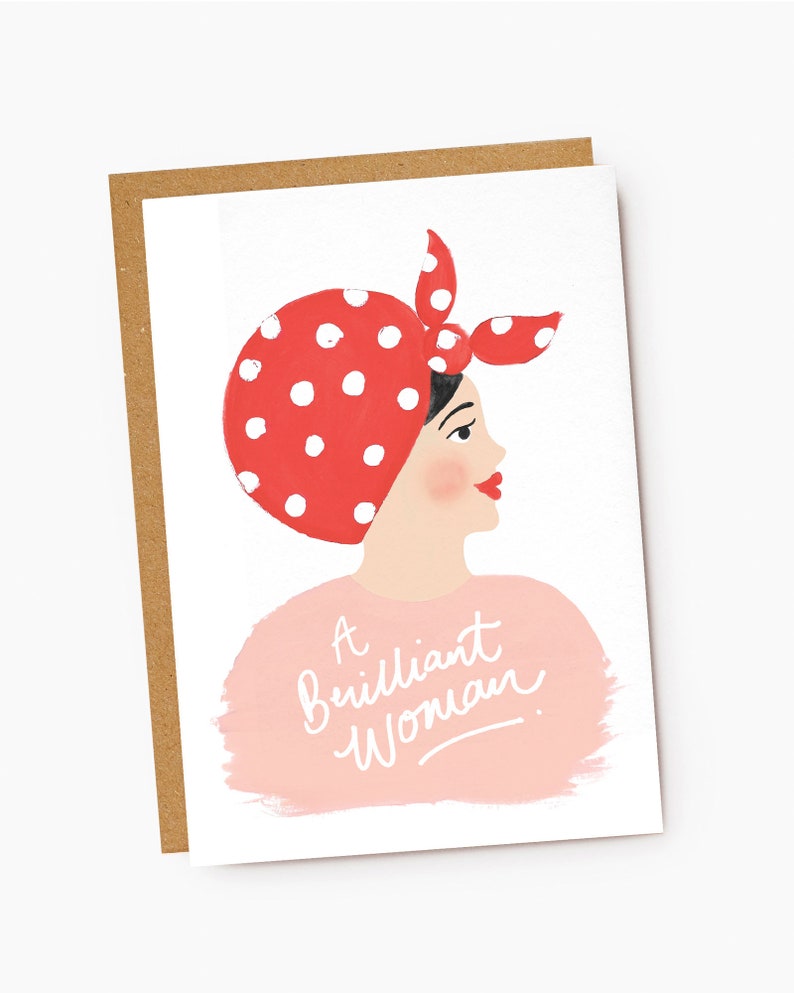 A Brilliant Woman Friendship Card image 1