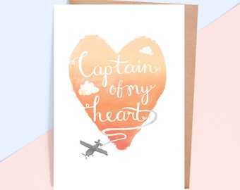 Captain Valentine's Day Card