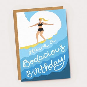 Surfer Birthday Card