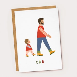 Dad & Toddler Card