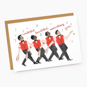 Carte Wonderful You Barbershop pour la Saint-Valentin