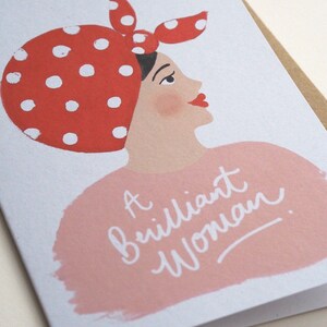 A Brilliant Woman Friendship Card image 2