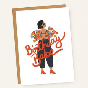 Schicke 'Birthday Babe' Karte