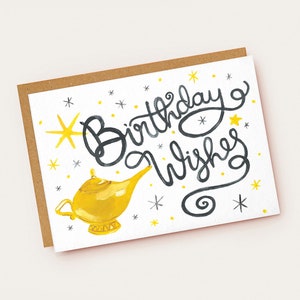 Biglietto di auguri di compleanno del Genio