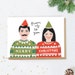 From Us to You Couple's Christmas Greeting Card 