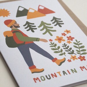 Carta dell'uomo di montagna immagine 2