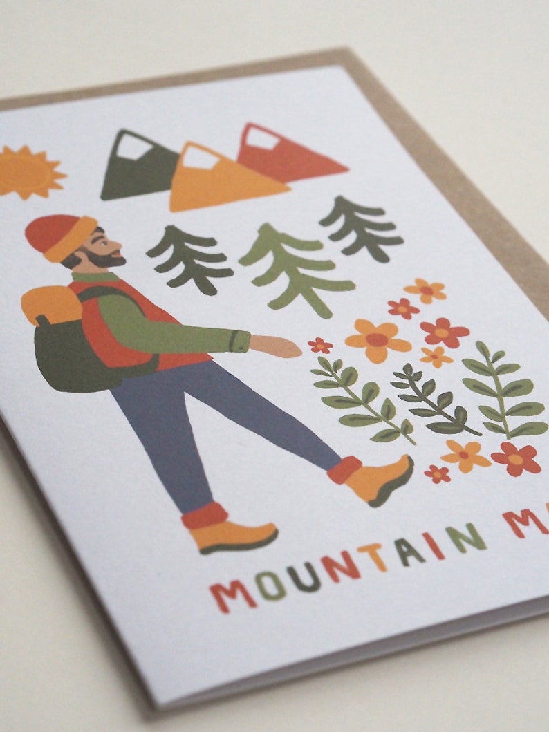 Carta dell'uomo di montagna immagine 2