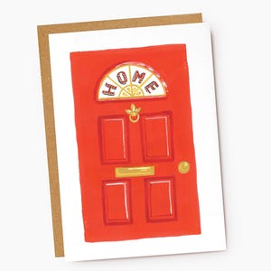 Carte pour maison neuve de porte d'entrée