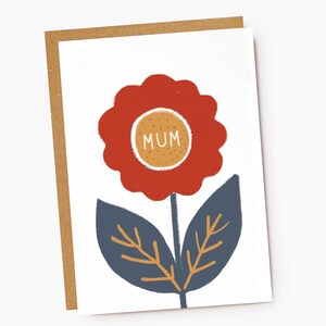 Bloemenkaart moeder