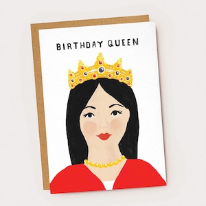 Carte Reine d'anniversaire